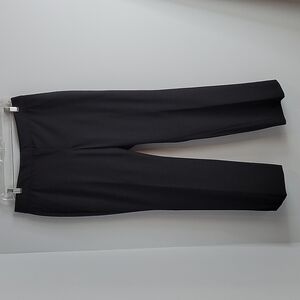 Talbots Black Wool Blend Lined Curvy 8 Petite Dress Pants Trousers